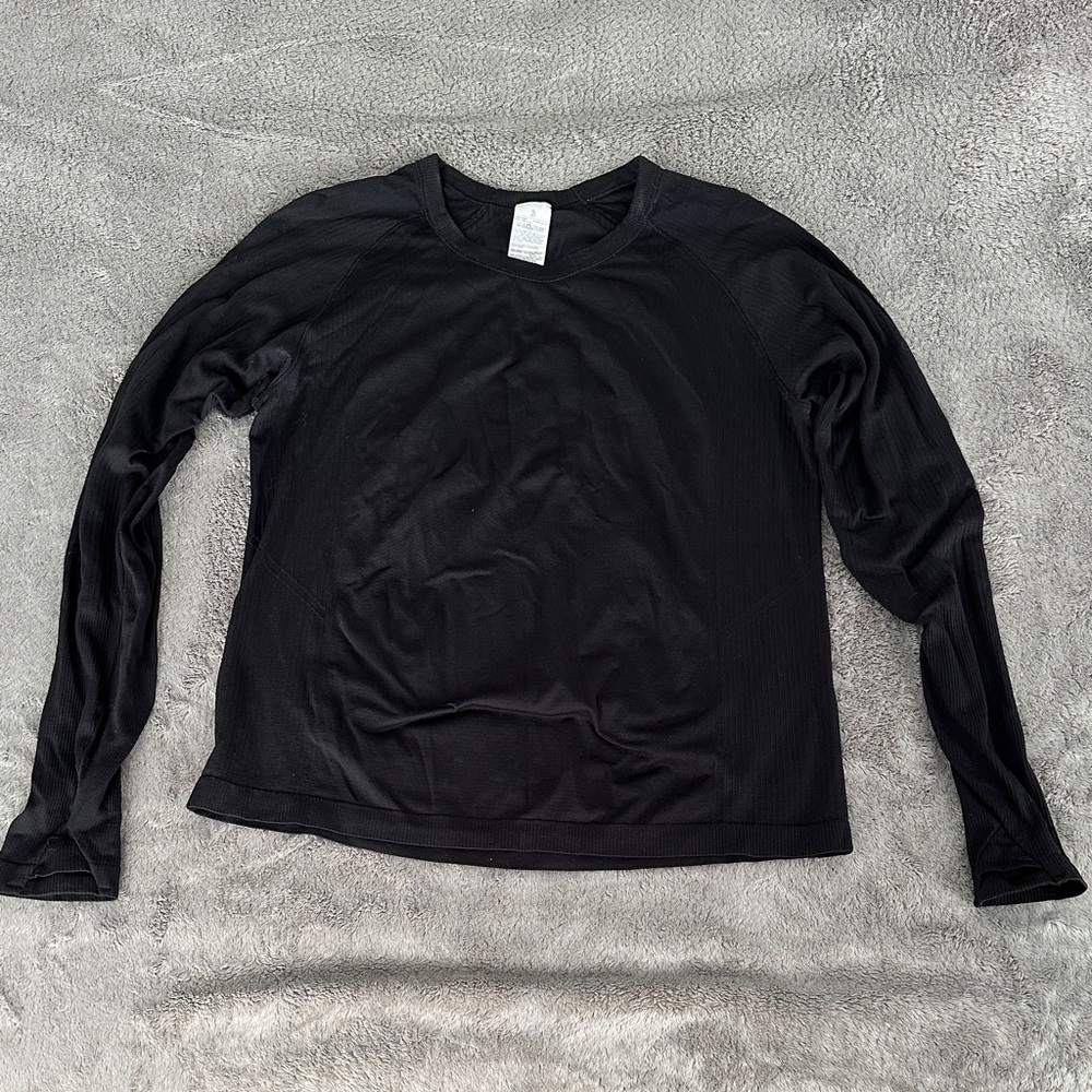 Black athletic long sleeve